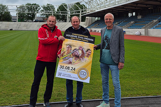 Zukunft trifft Tradition in Dresden: Goldenes Oval im neuen Steyer-Stadion